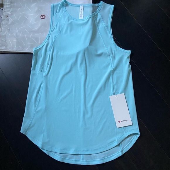lululemon athletica Tops - LULULEMON SCULPT TANK IN ICING BLUE (ICBU) SZ 4,6 NWT